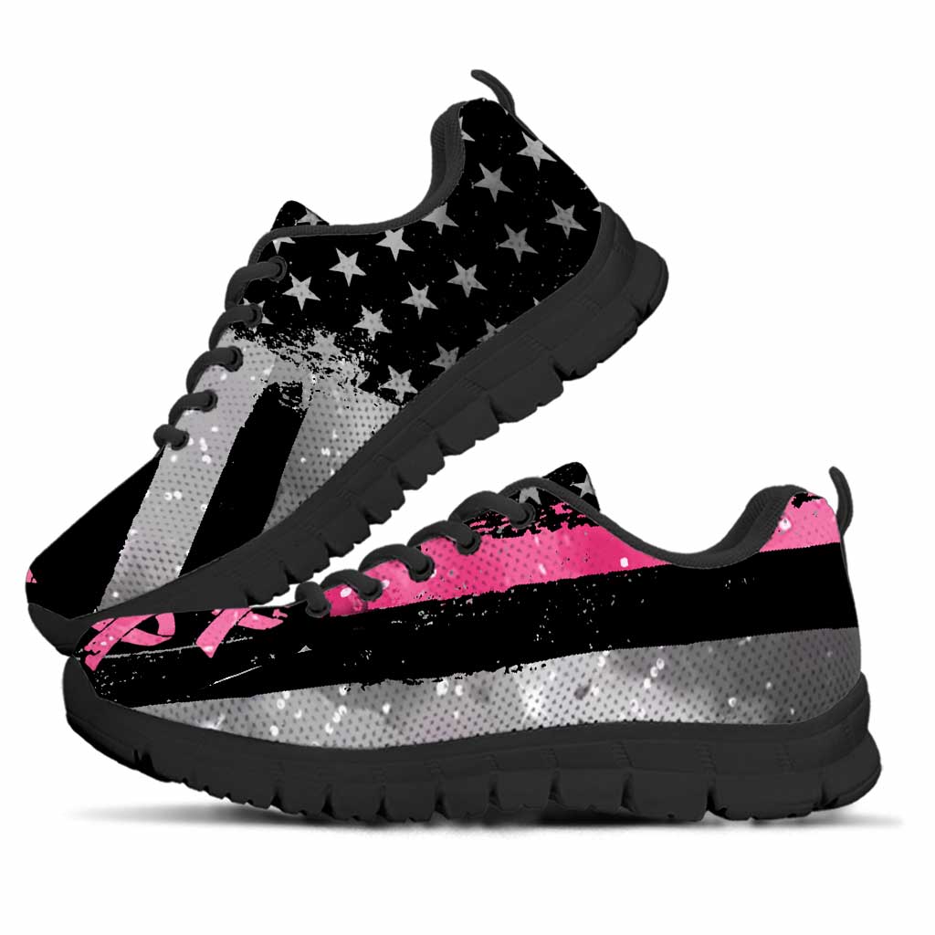 Breast Cancer Warrior Breast Cancer Awareness Sneakers 0622