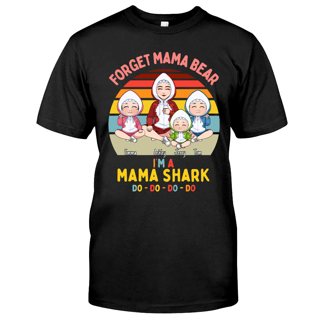 Mama Shark Do Do Do - Gift for mom, mom, dad, grandma, grandpa, aunt, uncle, shark lover - Personalized T-shirt And Hoodie
