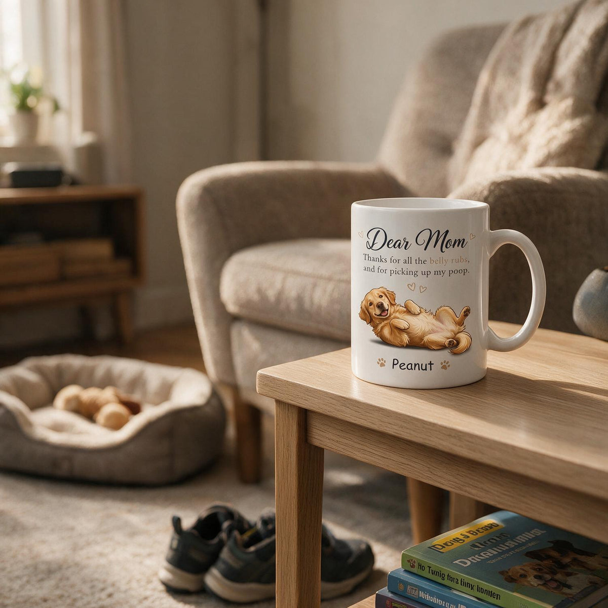 Cher Papa Maman Merci Pour Tous Les Câlins Personnalisé Photo Chien - Mug Personnalisé - Cadeau Pour Amoureux Des Chiens
