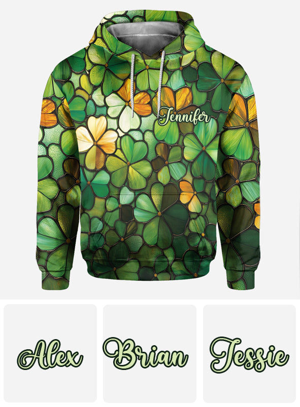 Stolzer Ire – Personalisiertes Allover-Shirt zum St. Patrick's Day