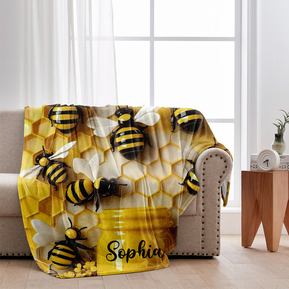 Stunning Bee - Personalized Gardening Blanket