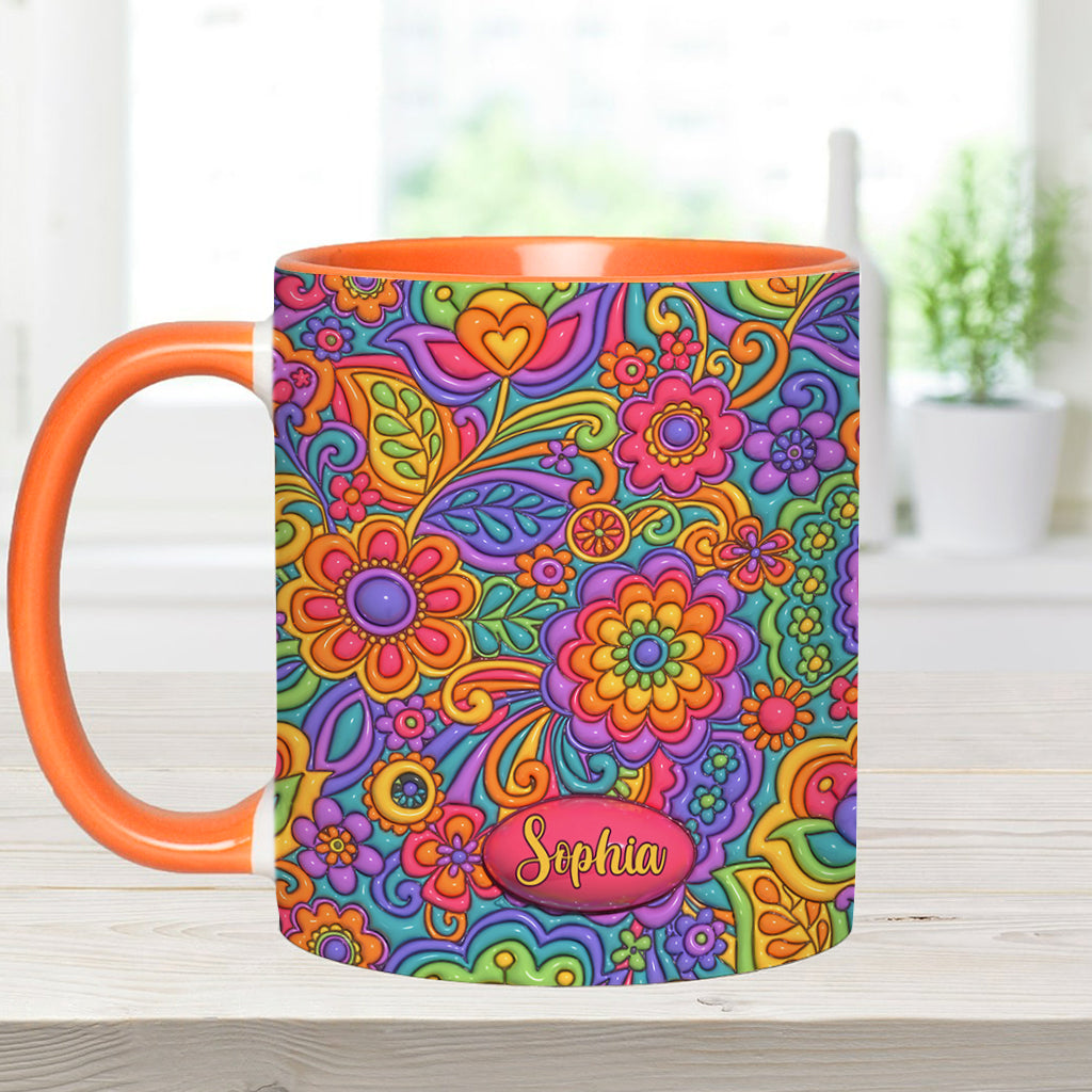 Hippie Soul - Personalized Hippie Accent Mug