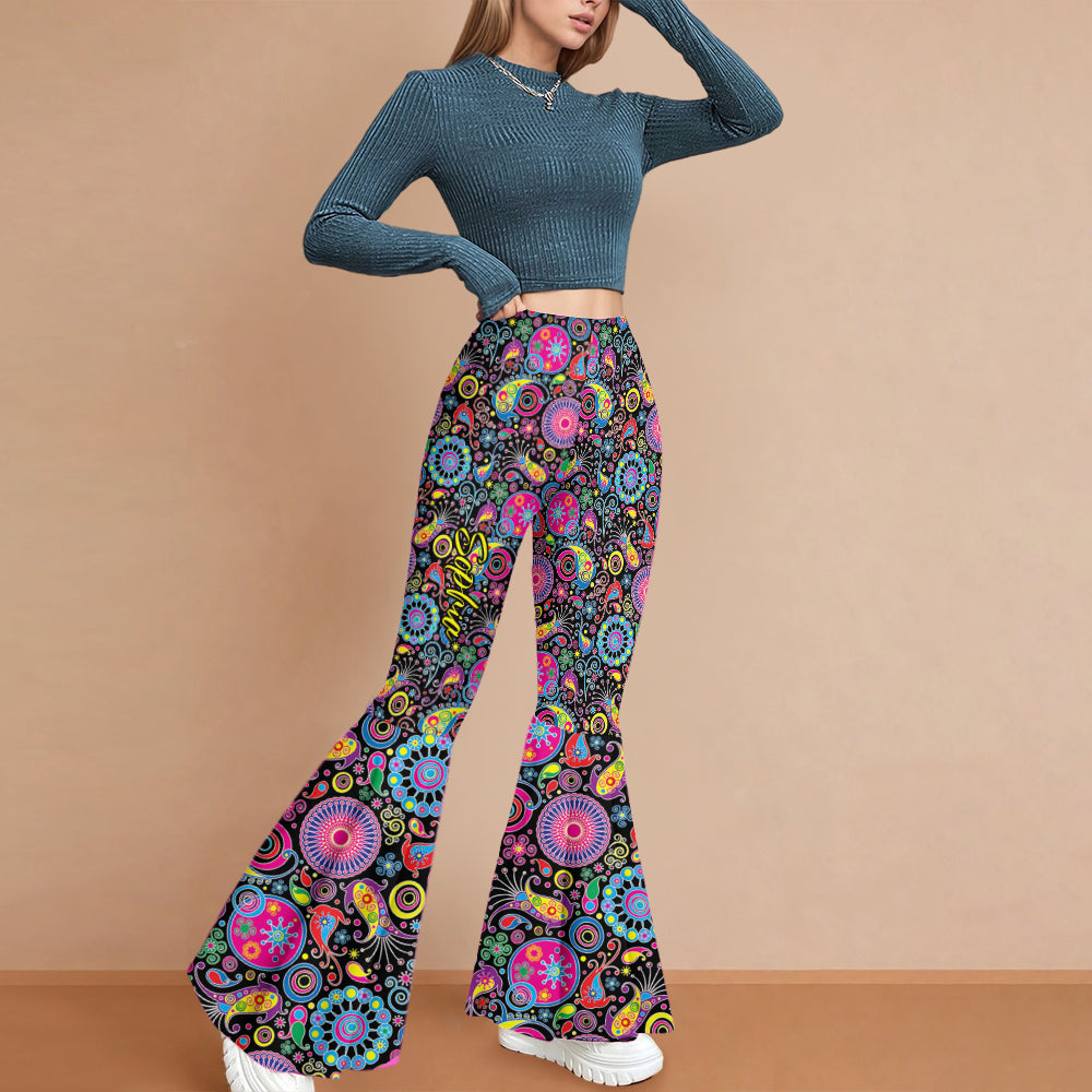 Hippie Soul - Personalized Hippie Flare Leggings