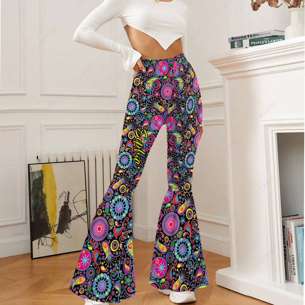 Hippie Soul - Personalized Hippie Flare Leggings