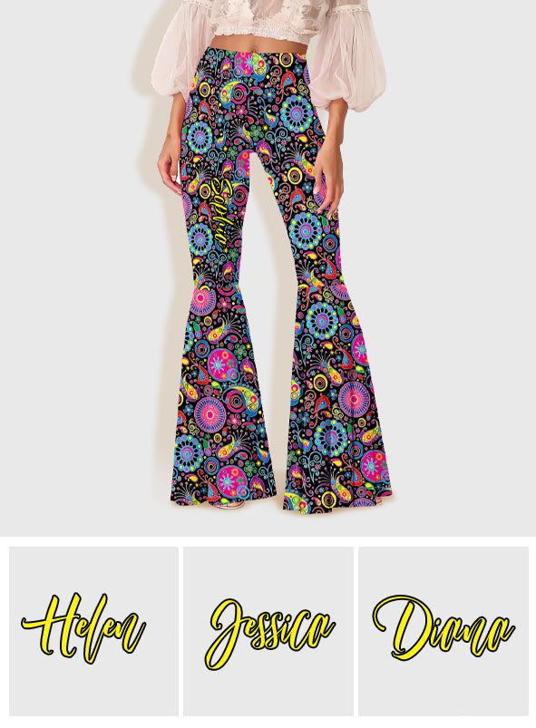 Hippie Soul - Personalized Hippie Flare Leggings