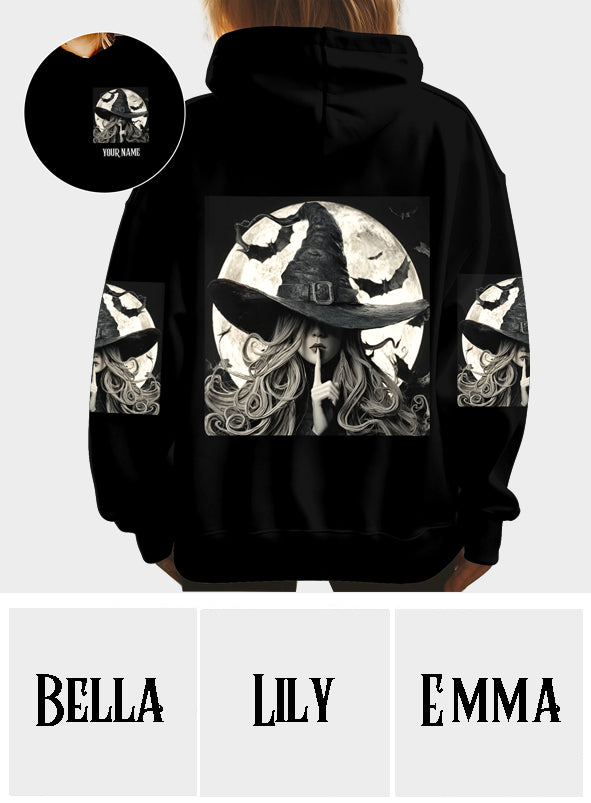 A Wee Bit Wicked - Personalized Witch All Over Shirt