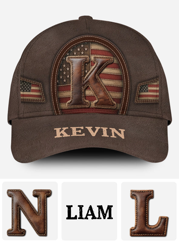 Initial Gift For Him, Husband, Dad... - Personalized Classic Cap