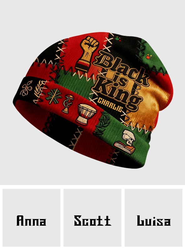 Monat der Schwarzen Geschichte – Personalisierte Mütze im afroamerikanischen Stil