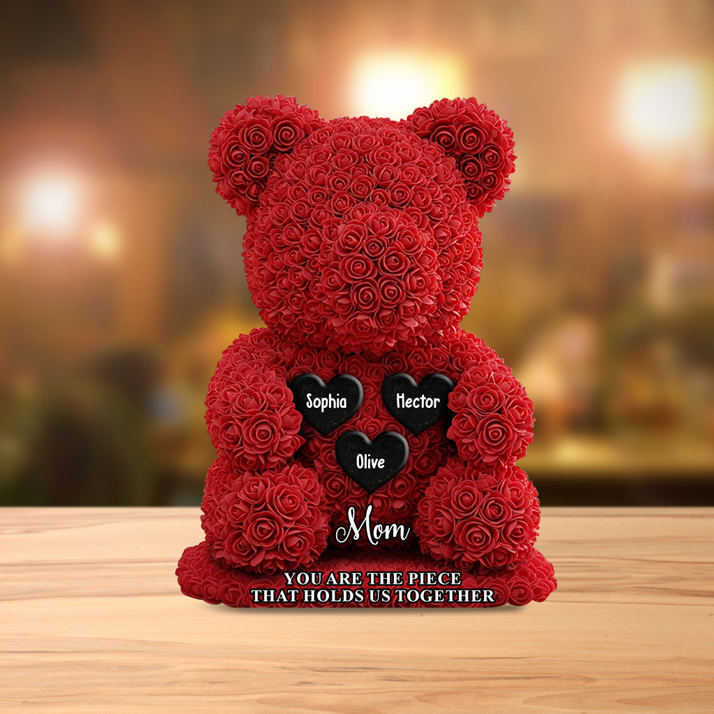 Mama Bear - Personalized Mother Custom Shaped Acrylic Plaque