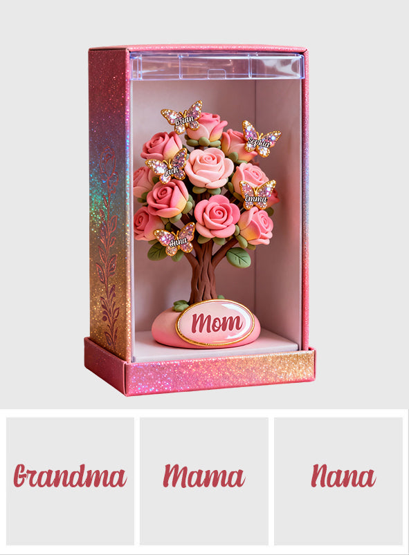 Mein wunderschöner Garten – Das perfekte Geschenk für Mama und Oma – personalisierte Acrylplakette in individueller Form für die Mutter