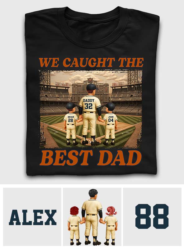 Baseball Dad - Personalized Father T-shirt & Hoodie