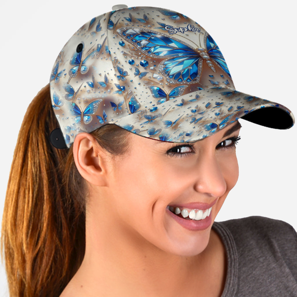 Beautiful Butterflies - Personalized Butterfly Classic Cap