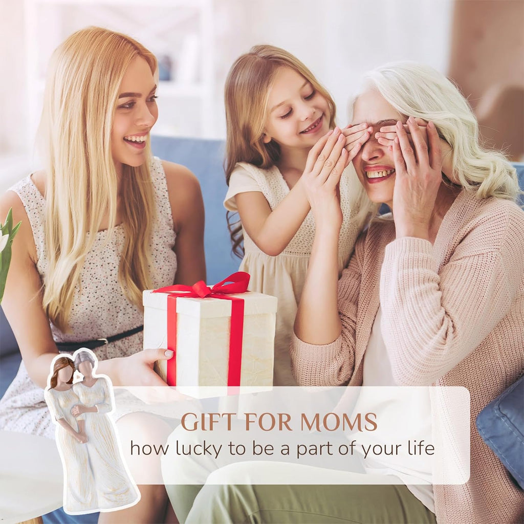 Mother Daughter Figurines Statue