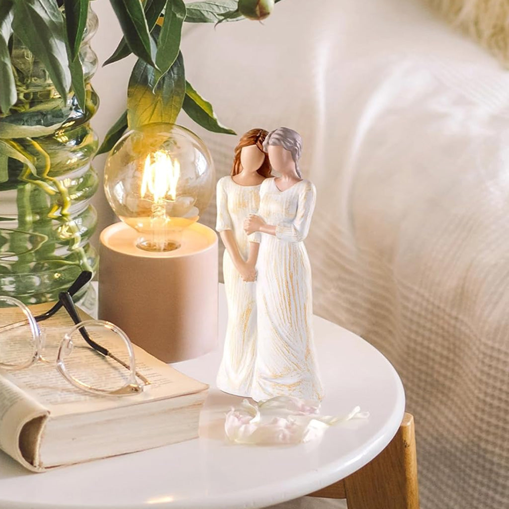 Mother Daughter Figurines Statue