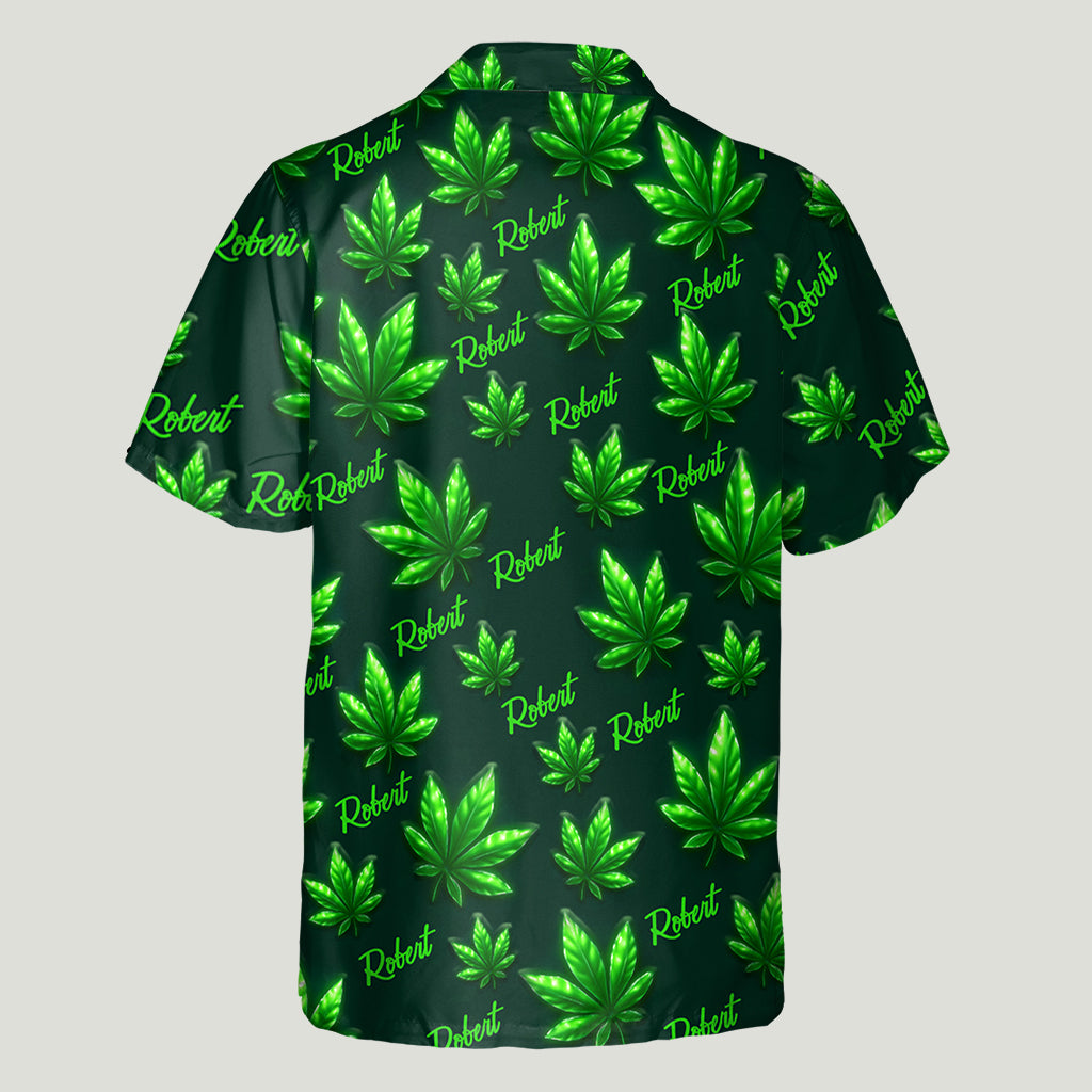 Let's Get High - Personalized Weed Hawaiian Shirt & Men Shorts