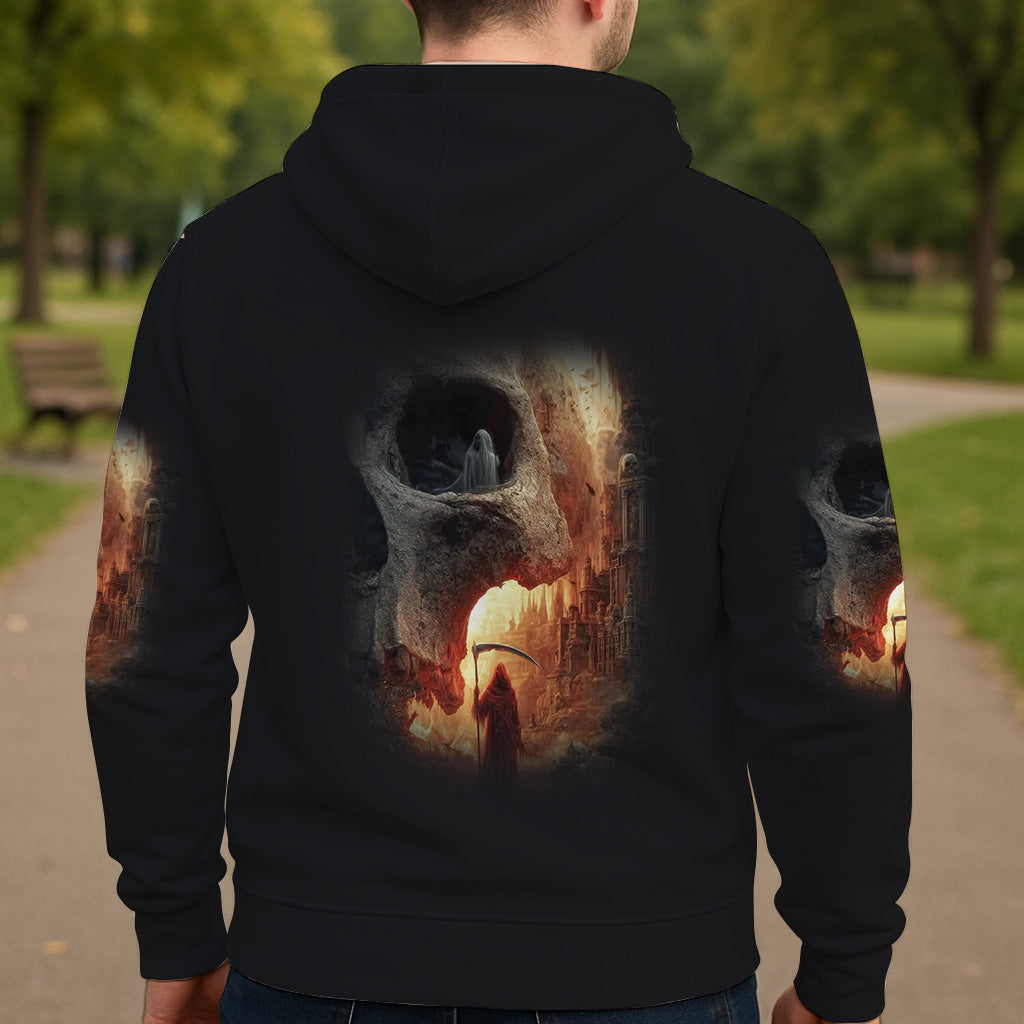 Skull Halloween - Personalized Skull All Over Shirt
