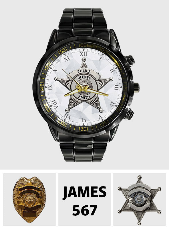 Serve & Protect - Personalized Police Officer Hand Watch