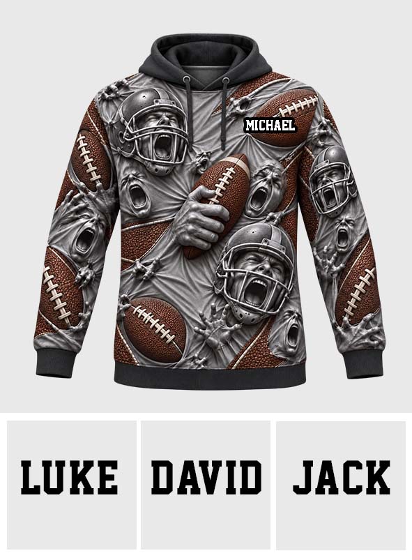 Game On - Personalized Football All Over Shirt