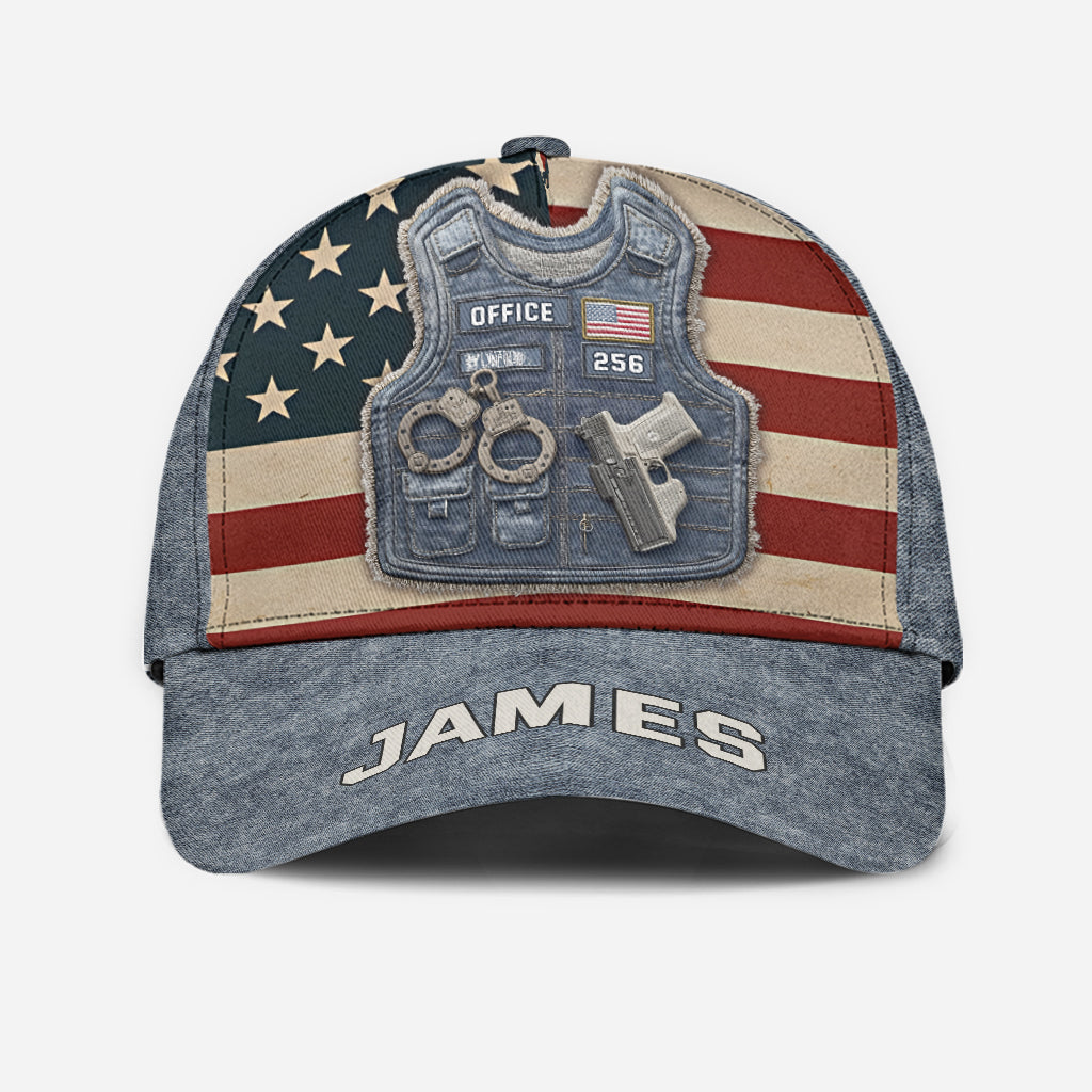 Serve And Protect - Personalized Police Officer Classic Cap