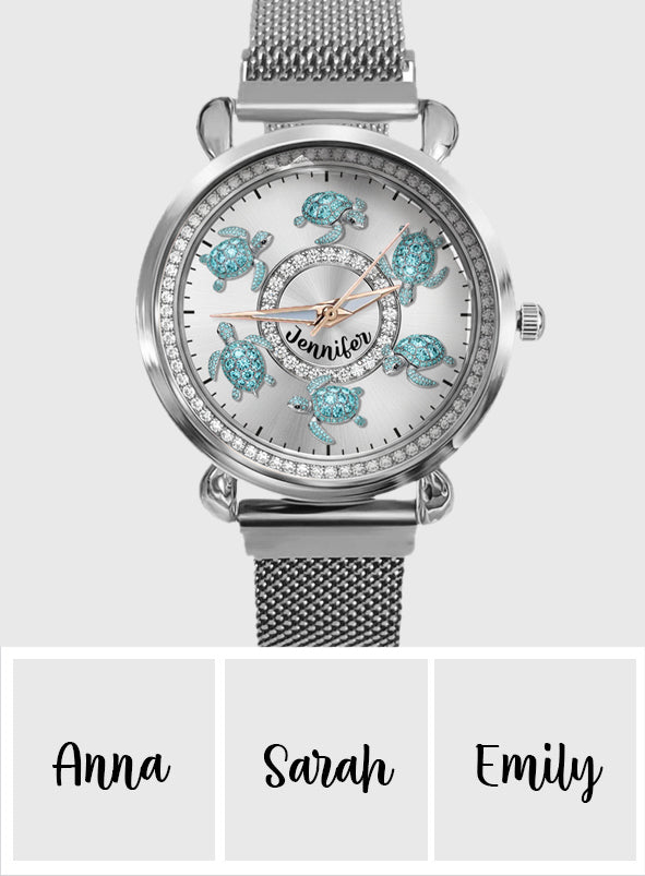 Love Turtles - Personalized Turtle Women Hand Watch