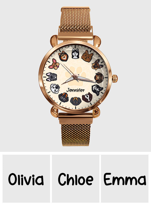 Just A Girl Who Loves Dogs - Personalized Dog Women Hand Watch