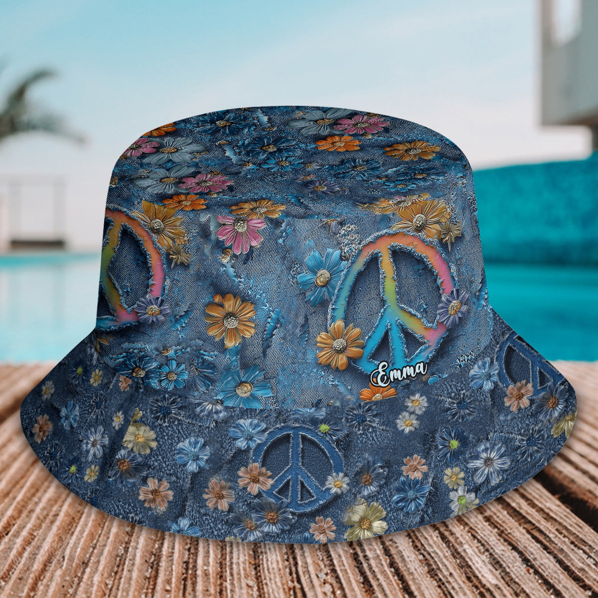 Hippie Soul - Personalized Hippie Bucket Hat