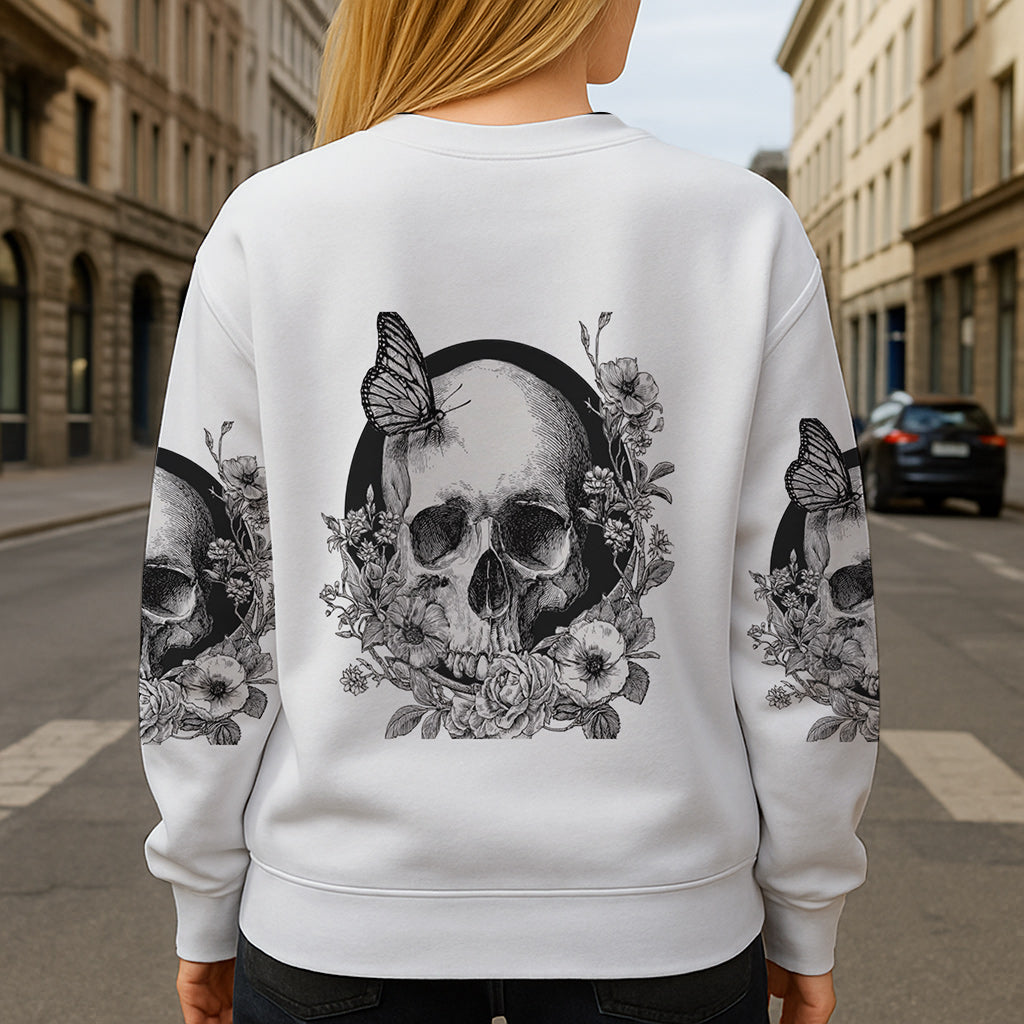 White Skull - Personalized Skull All Over Shirt