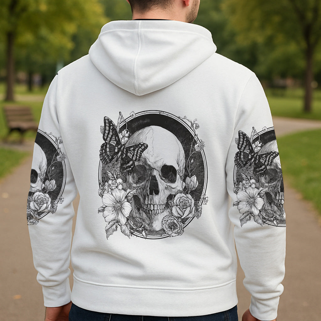 White Skull - Personalized Skull All Over Shirt