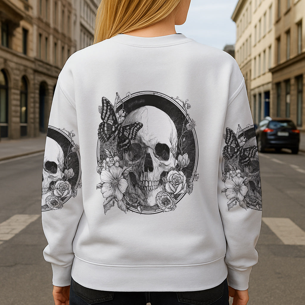White Skull - Personalized Skull All Over Shirt