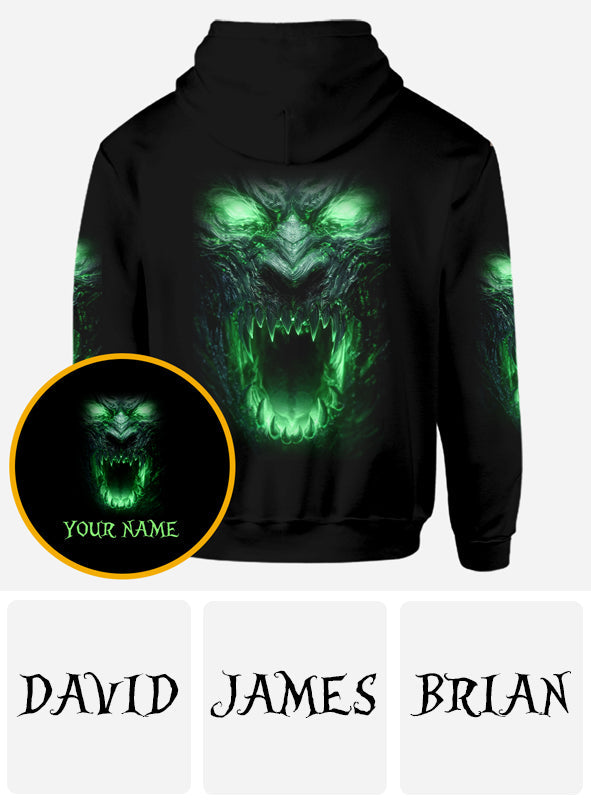Glowing Skull - Personalized Skull All Over Shirt