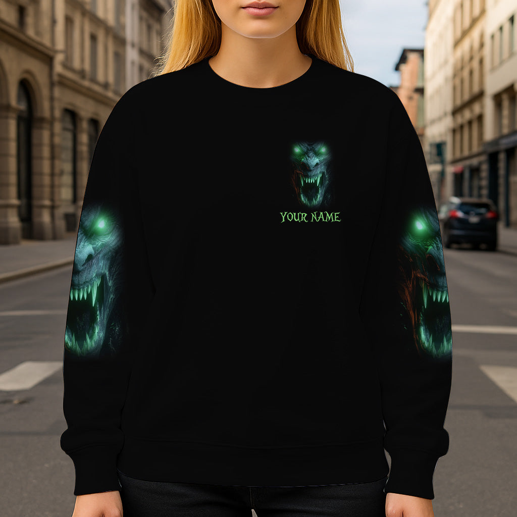 Glowing Skull - Personalized Skull All Over Shirt