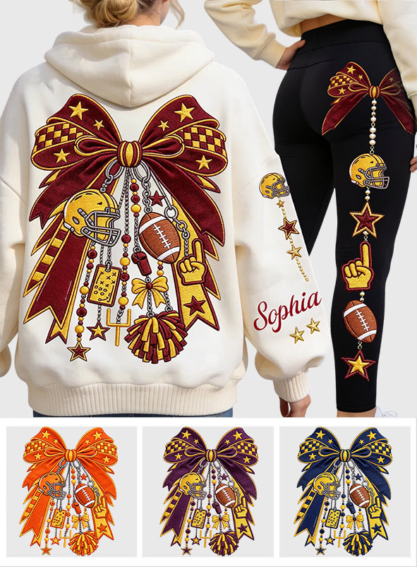 Love Football - Personalized Football Hoodie and Leggings