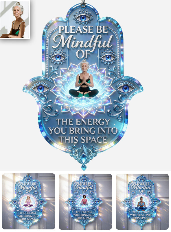 Yoga Lovers, Hamsa Hand - Personalized Yoga Acrylic Sign