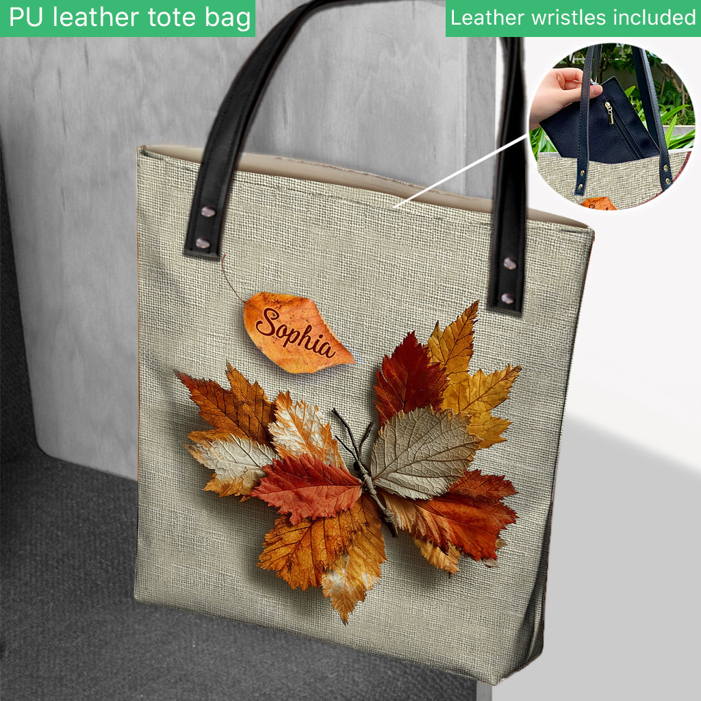 Love Butterfly - Personalized Butterfly Tote Bag