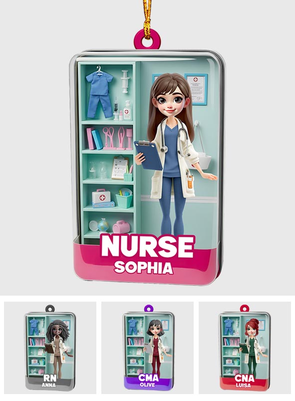 Love Nurse Life - Personalized Nurse Ornament