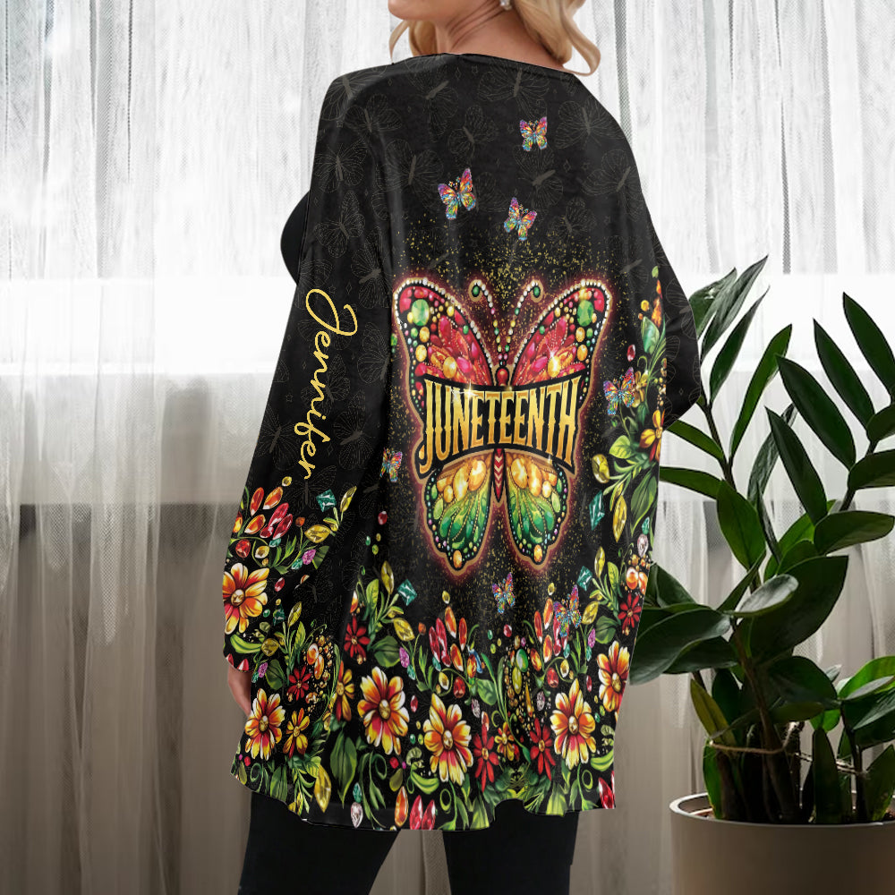 1865 They Not Like Us - Personalized Juneteenth Cardigan
