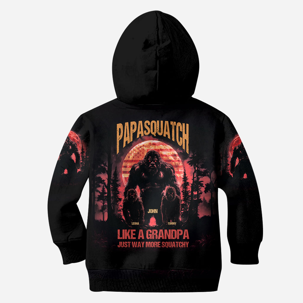 Papasquatch - Personalized Father All Over Shirt