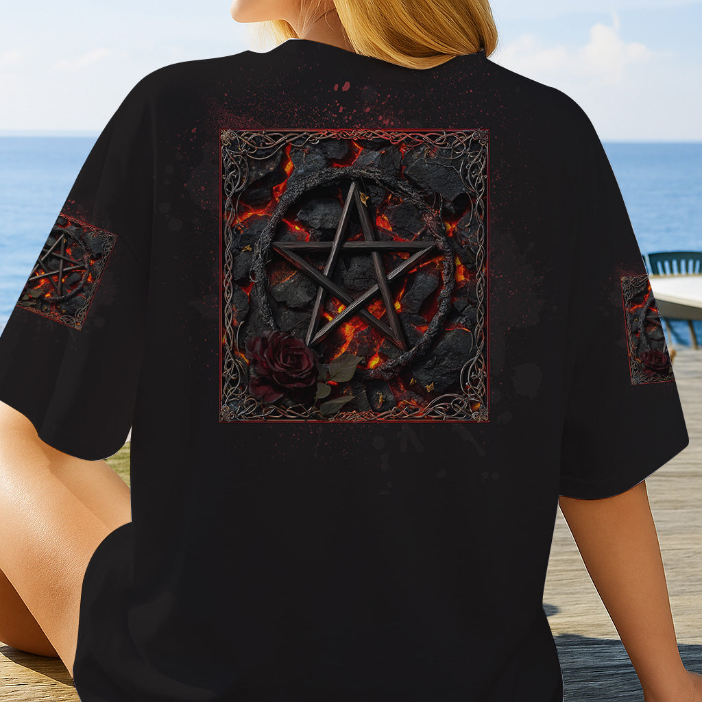 Purple Witch - Personalized Witch All Over Shirt