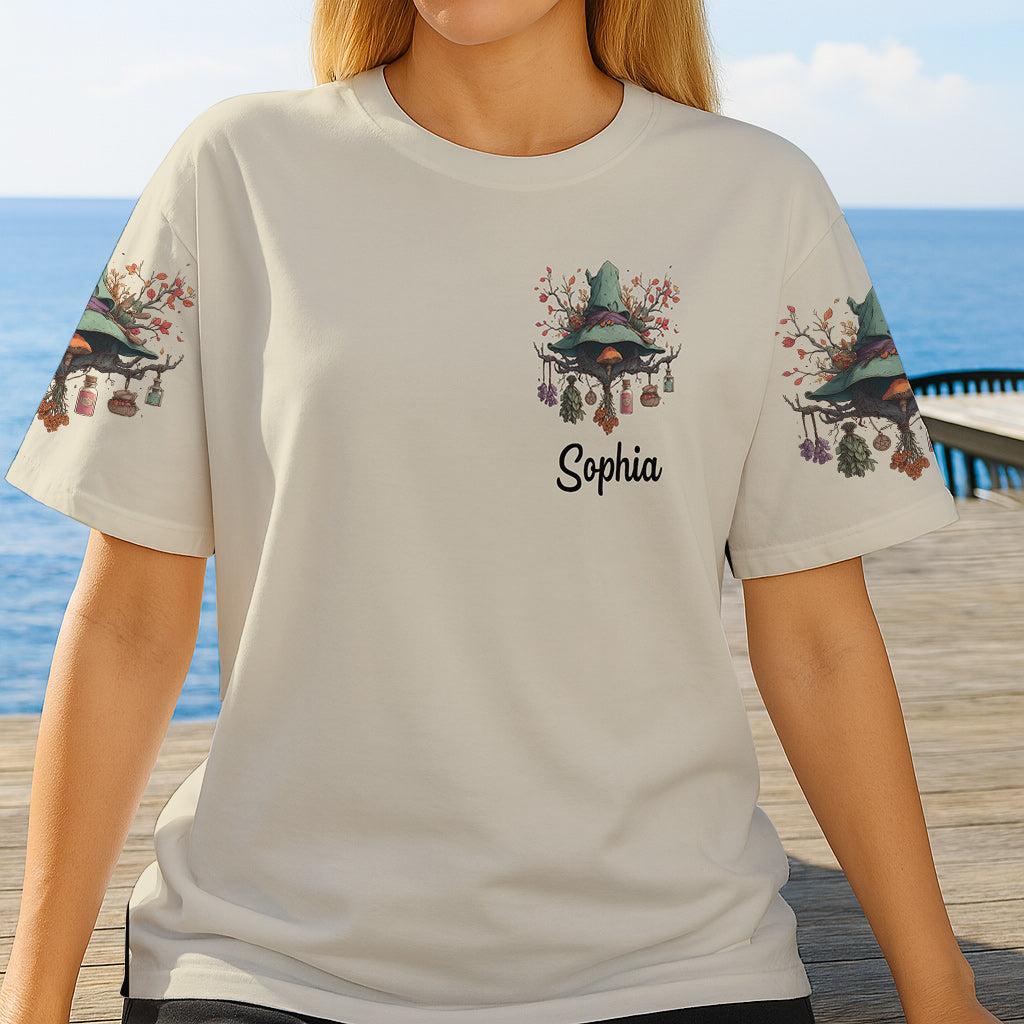 Purple Witch - Personalized Witch All Over Shirt