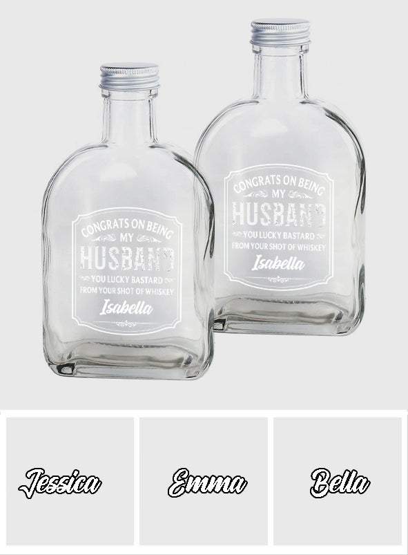 Cheers To My Amazing Husband - Personalized Couple Wine Bottle