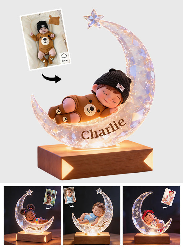 I Love You Baby - Personalized Kid Acrylic LED Night Light