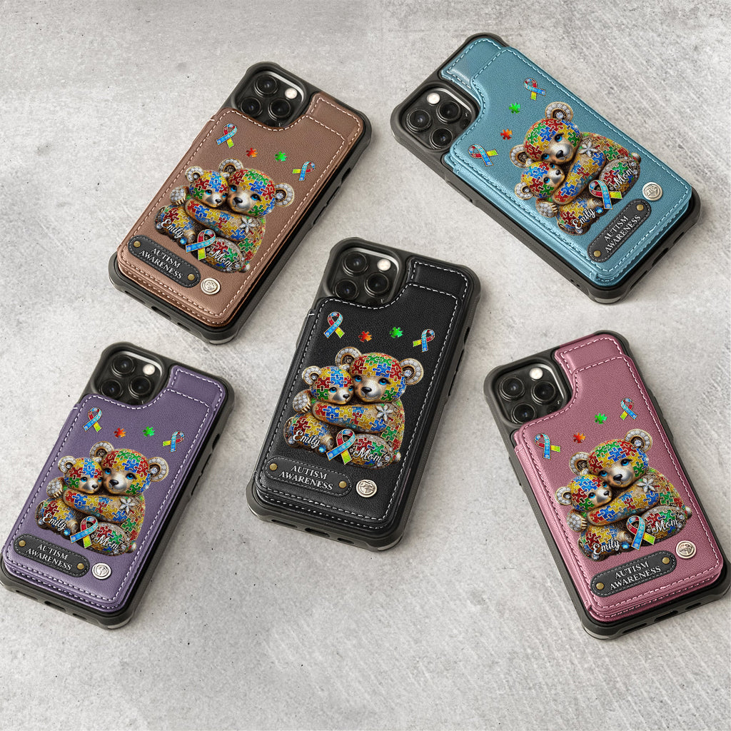 Strong Mama - Personalized Autism Awareness Wallet Phone Case