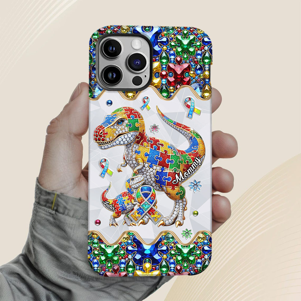 Strong Mama - Personalized Autism Awareness Full Print Phone Case