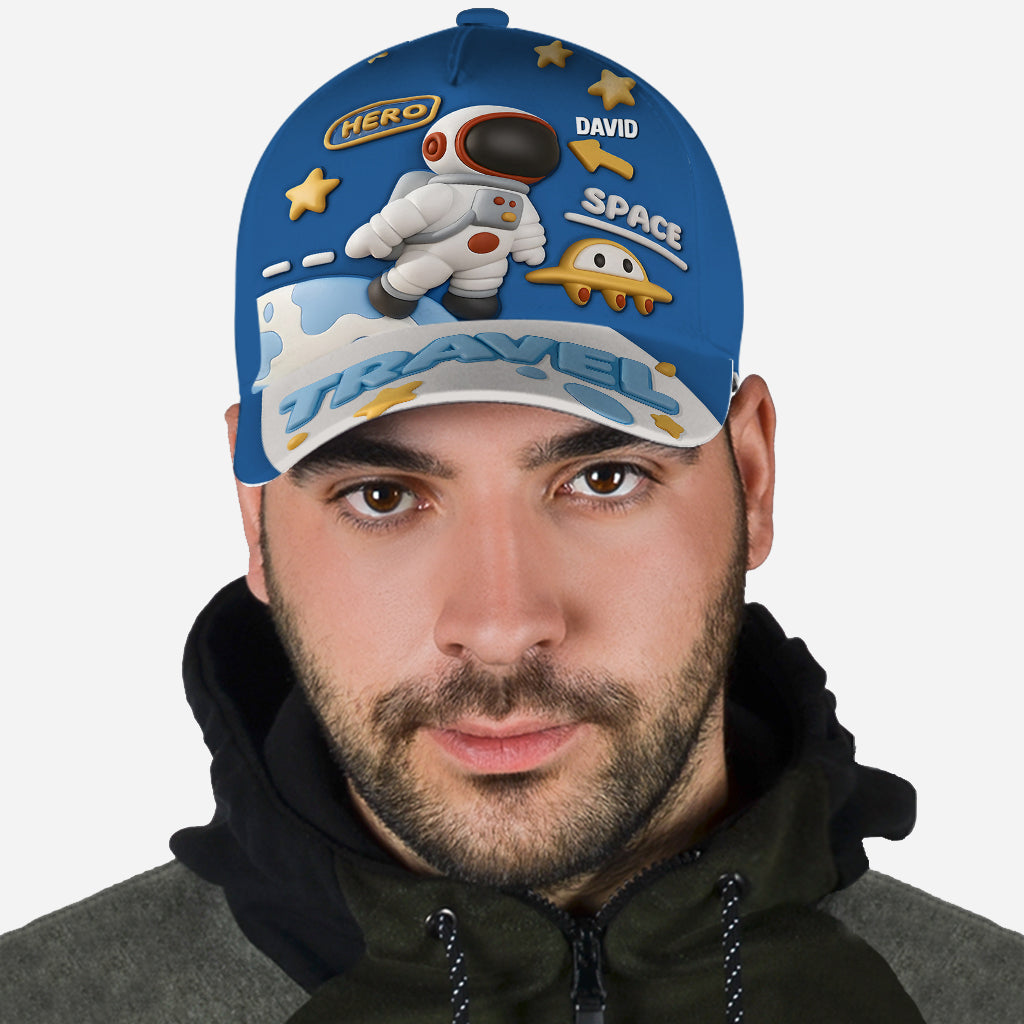 Astronaut & UFO Cute Children's Gift - Personalized Kid Classic Cap