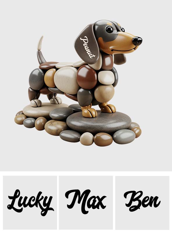 Gift For Dog Lovers - Personalized Dog Custom Shaped Acrylic Plaque