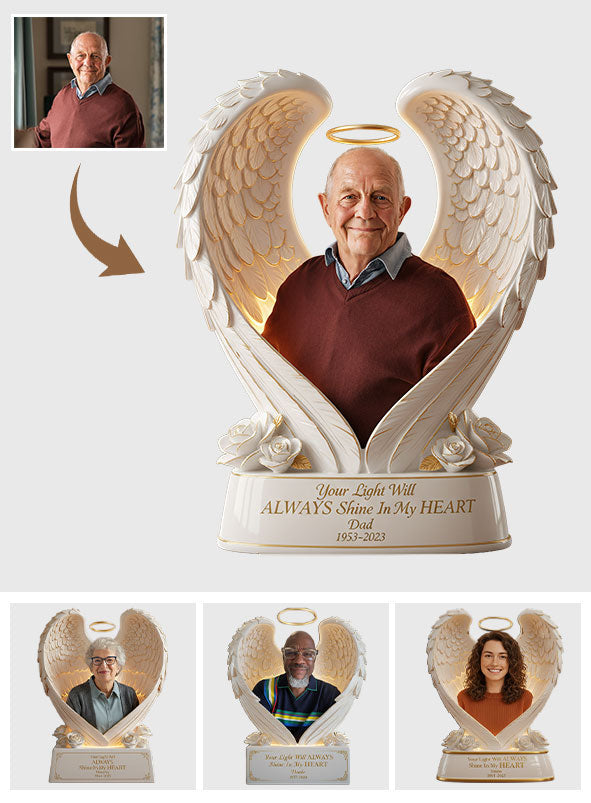 When You Miss Me Have No Fear Memorial - Personalized Memorial Candle Holder Sign