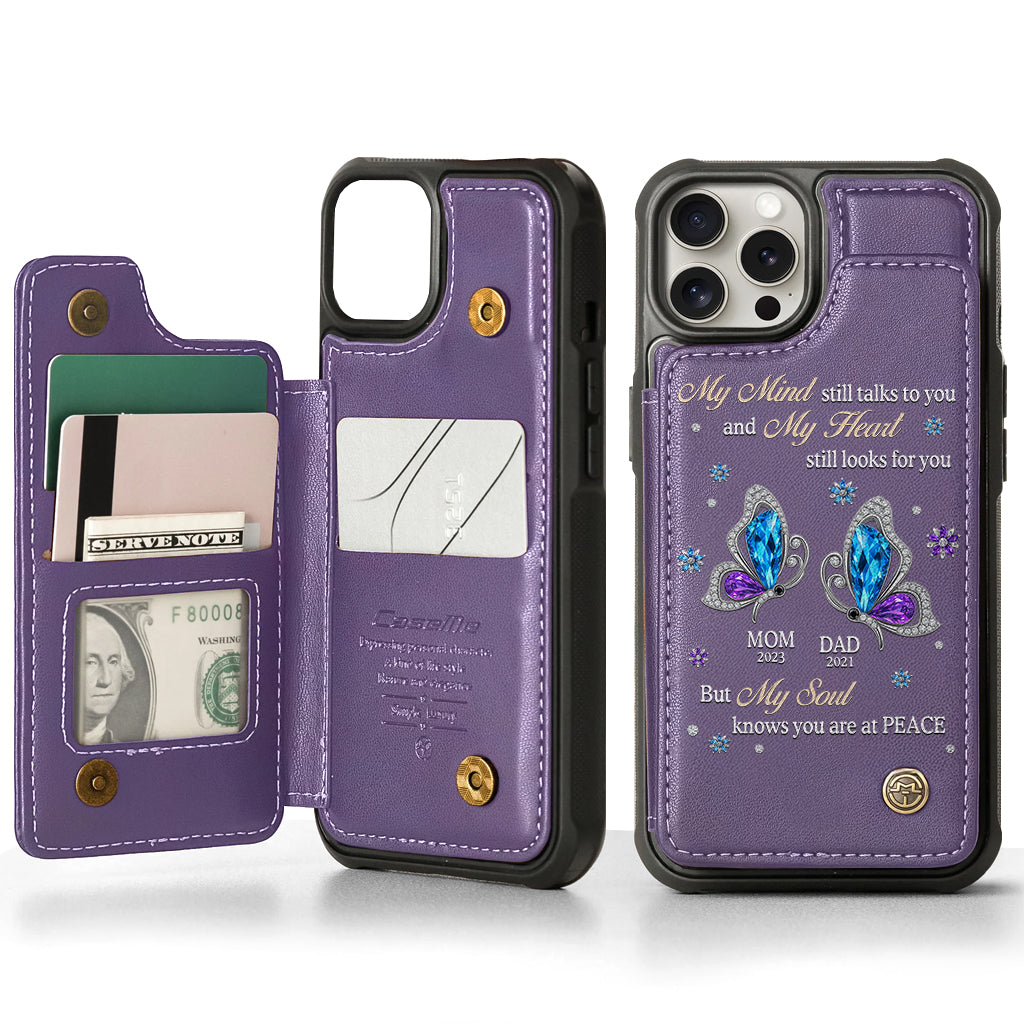 I Love You Forever - Personalized Memorial Wallet Phone Case