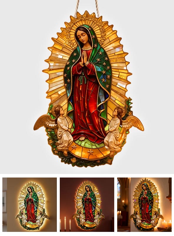 Our Lady Of Guadalupe - Christian LED Light Acrylic Sign