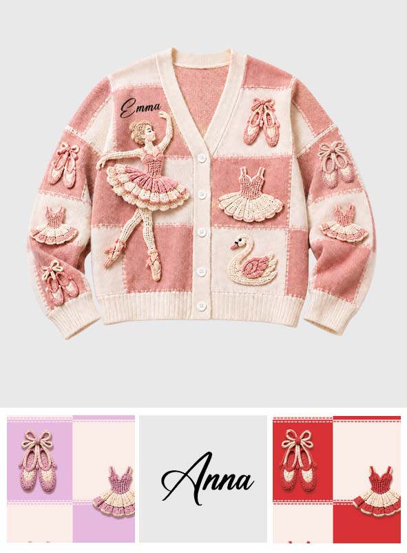 Amour Ballet - Cardigan de Ballet Personnalisé