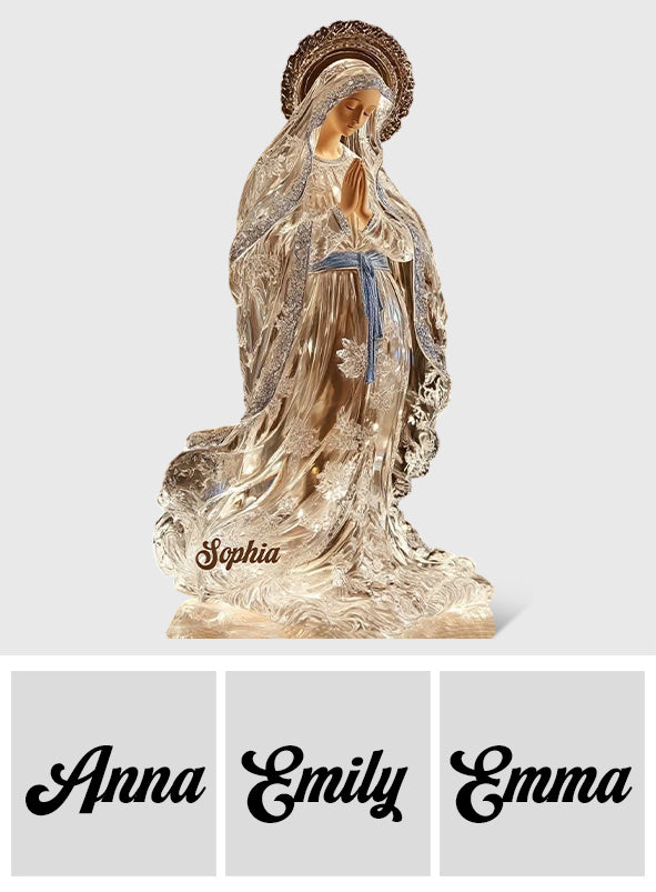 Our Lady - Personalized Christian Custom Shaped Acrylic Plaque